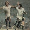 Foto - Arquivo FFC: Pintinho comemorando com Cafuringa gol em Fla 1 x 2 Flu / 1977 Foto - Arquivo FFC: Pintinho comemorando com Cafuringa gol em Fla 1 x 2 Flu / 1977