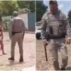 Covarde: PM bate em mulher grávida de 8 meses no Rio Grande do Sul pmagridemulher